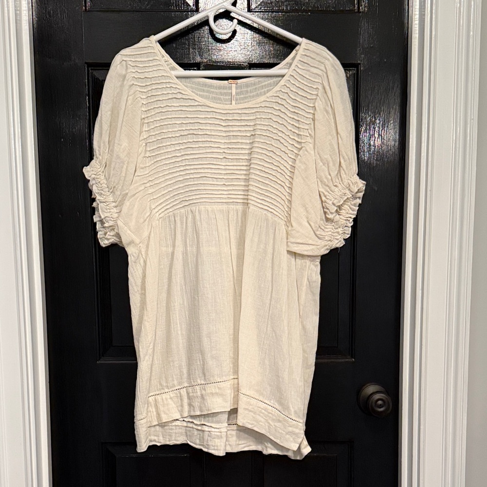 Free People Elsie Tunic Cream Small